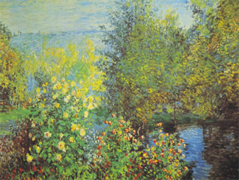 Le Jardin des Hoschede - Claude Monet Paintings